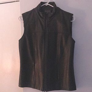 Leather /cloth vest